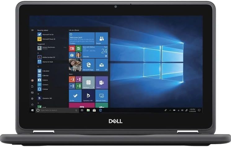 Dell Latitude 3190 11.6" 2-in-1 Touchscreen Laptop - Intel N5030, 8GB RAM, 128GB SSD, Windows 11 Pro (Renewed)