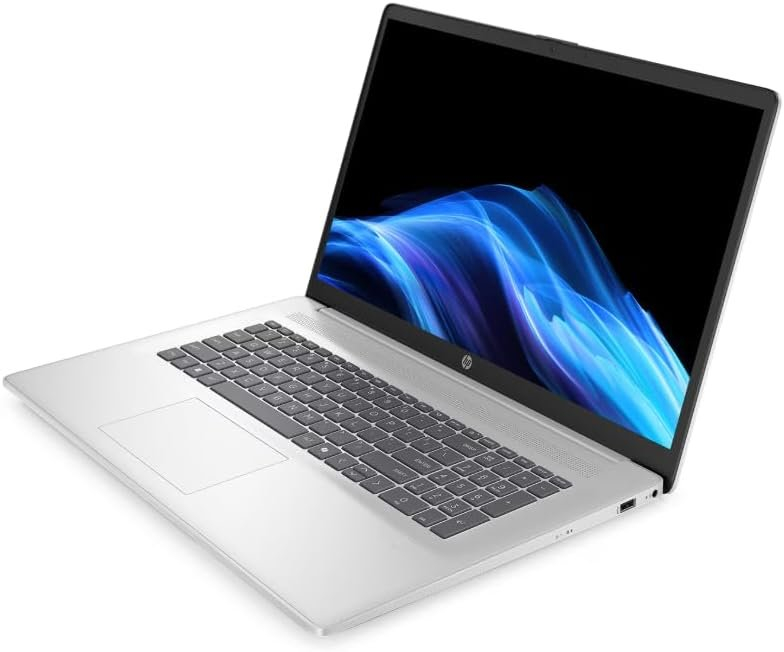 HP 17.3" AI Laptop with Intel Core Ultra 7, 16GB DDR5, 512GB SSD, Touchscreen & Backlit Keyboard - Windows 11 Pro