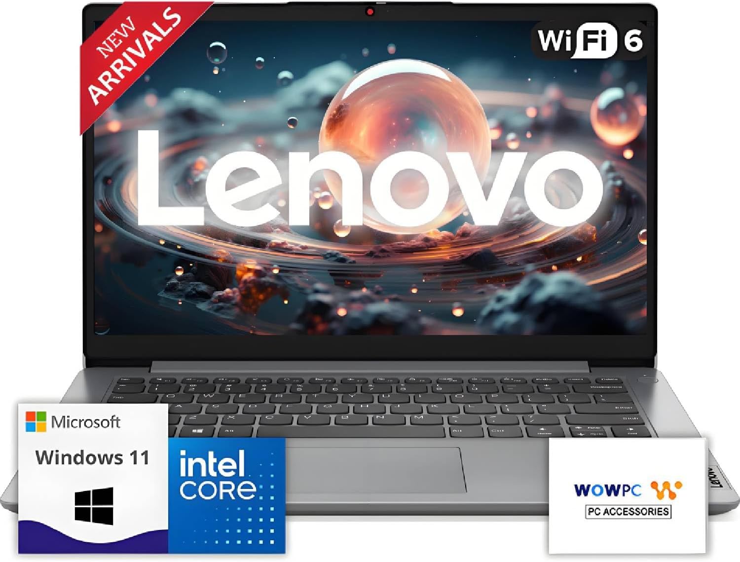 Lenovo IdeaPad Business Laptop with Microsoft 365, 11-Hour Battery, Intel CPU, 8GB RAM, 128GB SSD & 1TB OneDrive Storage, Windows 11