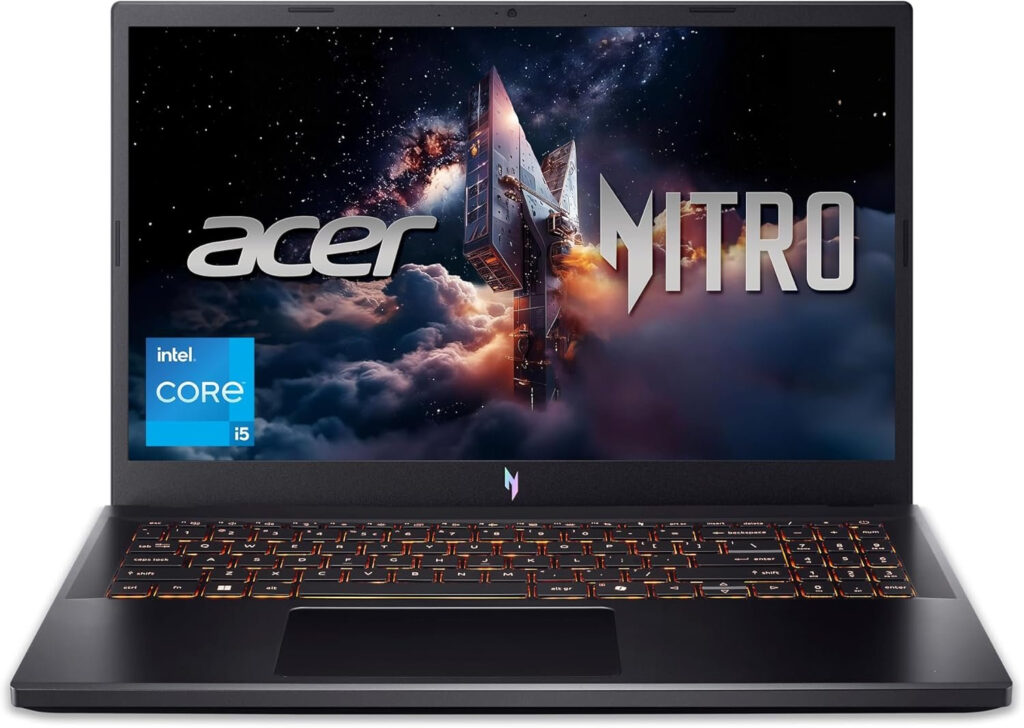 Acer Nitro V Gaming Laptop: Intel i5 13420H, RTX 4050, 165Hz Display, 8GB RAM, 512GB SSD
